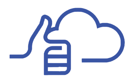 Blue Sky Thumbs Up Trans