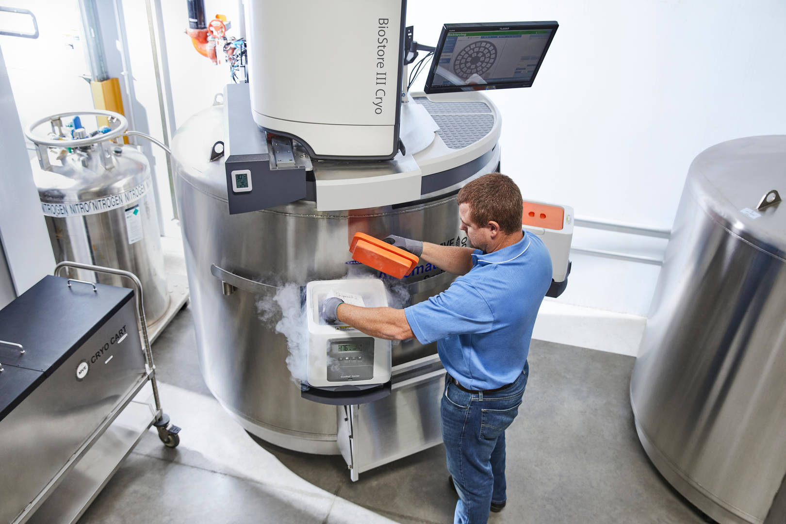 Cell and gene therapy cryogenic storage