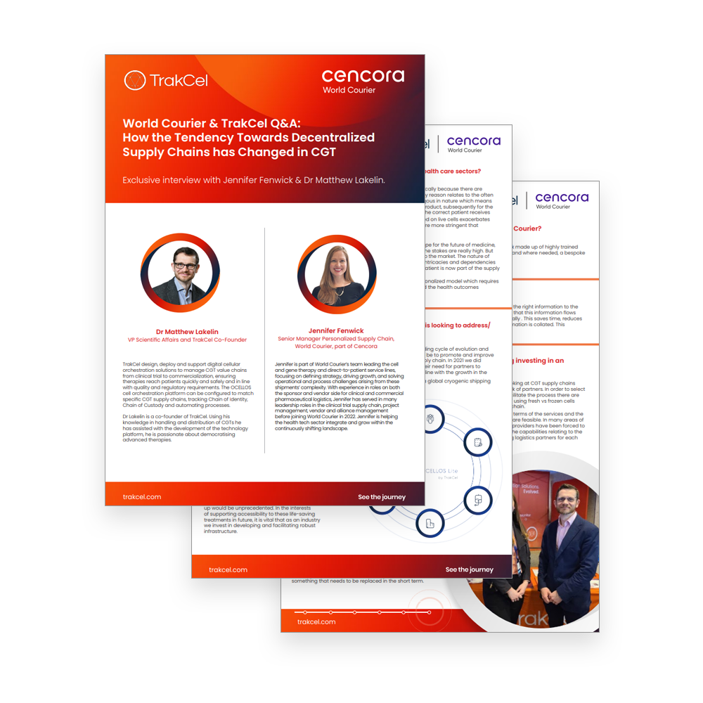 Decentralized clinical trials for CGTs