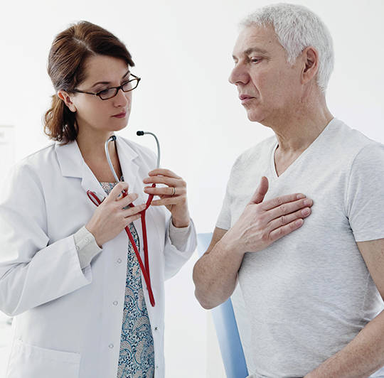 doctor with patient