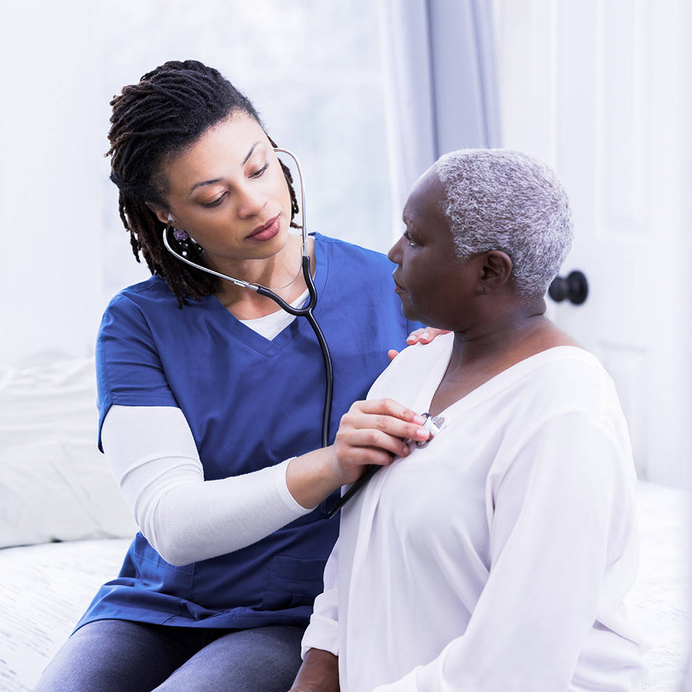 doctor with patient