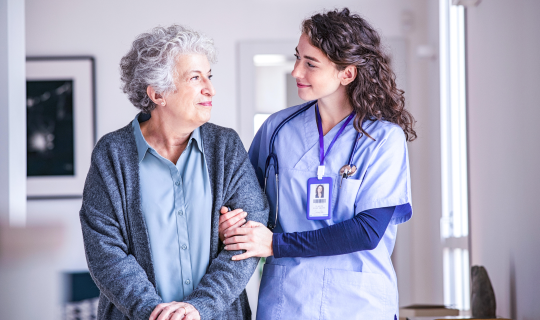 doctor with patient