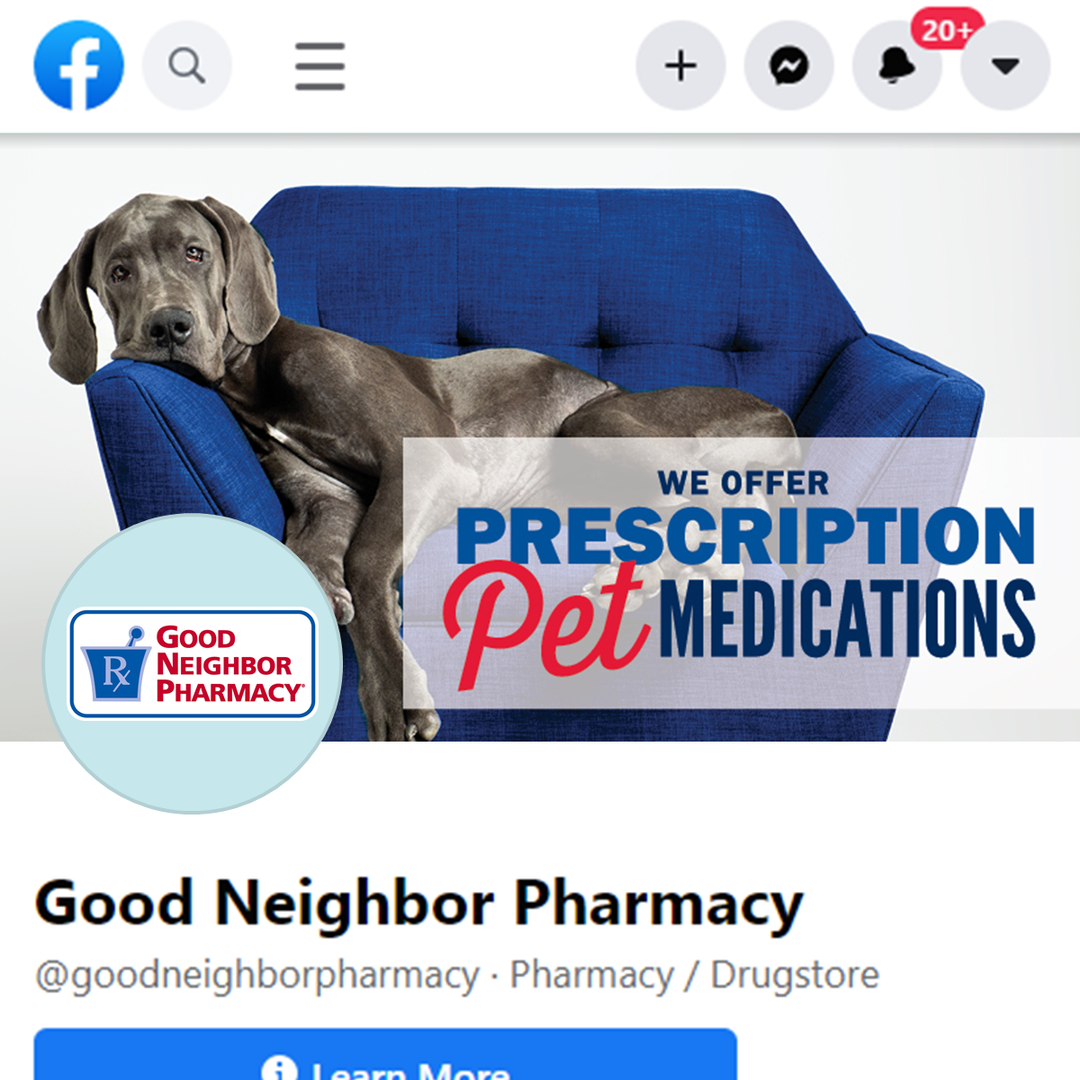 A Facebook cover photo promoting pet health