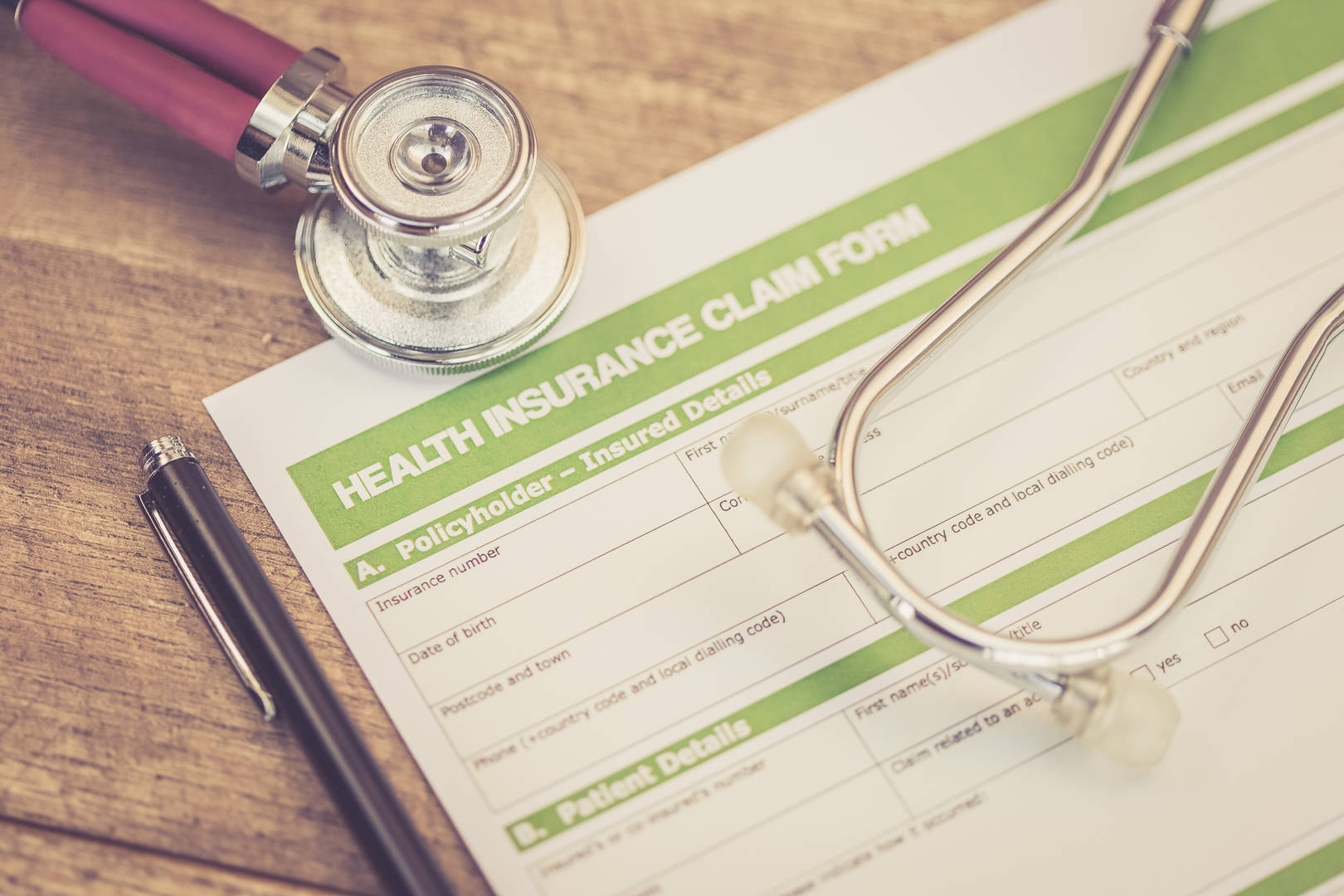 health insurance claim form